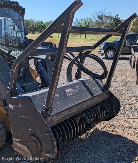 gyro trac skid steer mulcher|used skid steer grinder mulcher attachment.